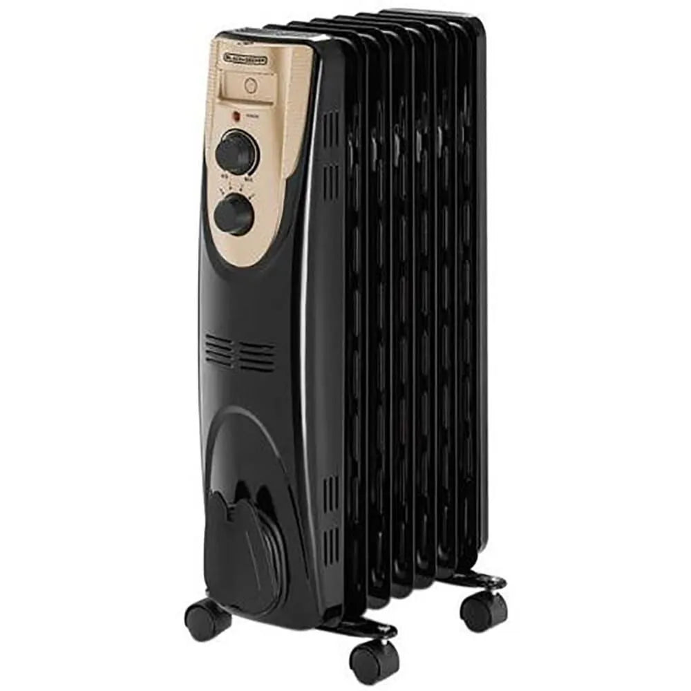 BLACK+DECKER Oil Heater , 9 Fins , 2000 Watt Black - OR09