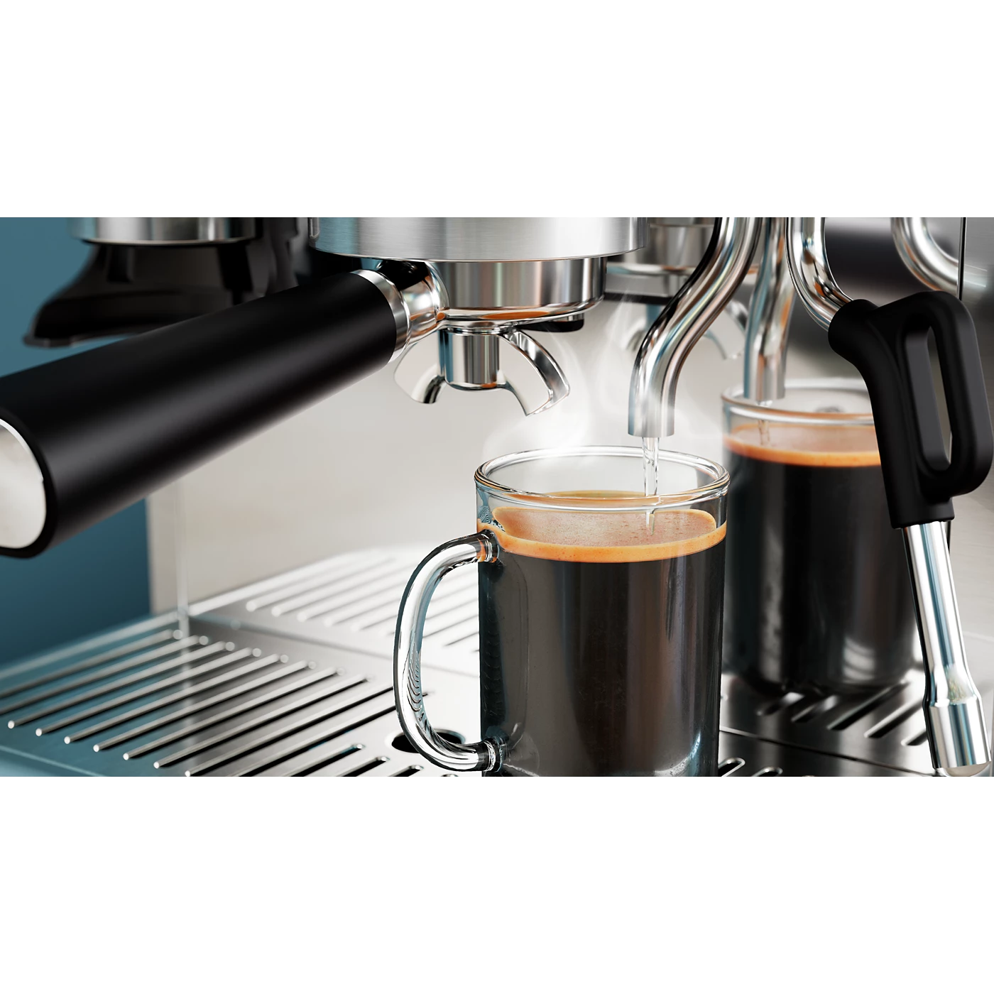 Philips Barista Brew Semi-Automatic Espresso Machine  Silver - PSA3228/01