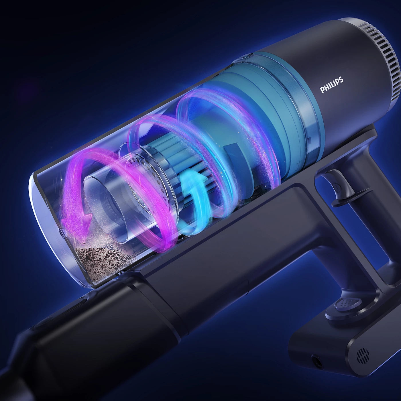 Philips 3000 Series Cordless Vacuum Black - XC3031/61