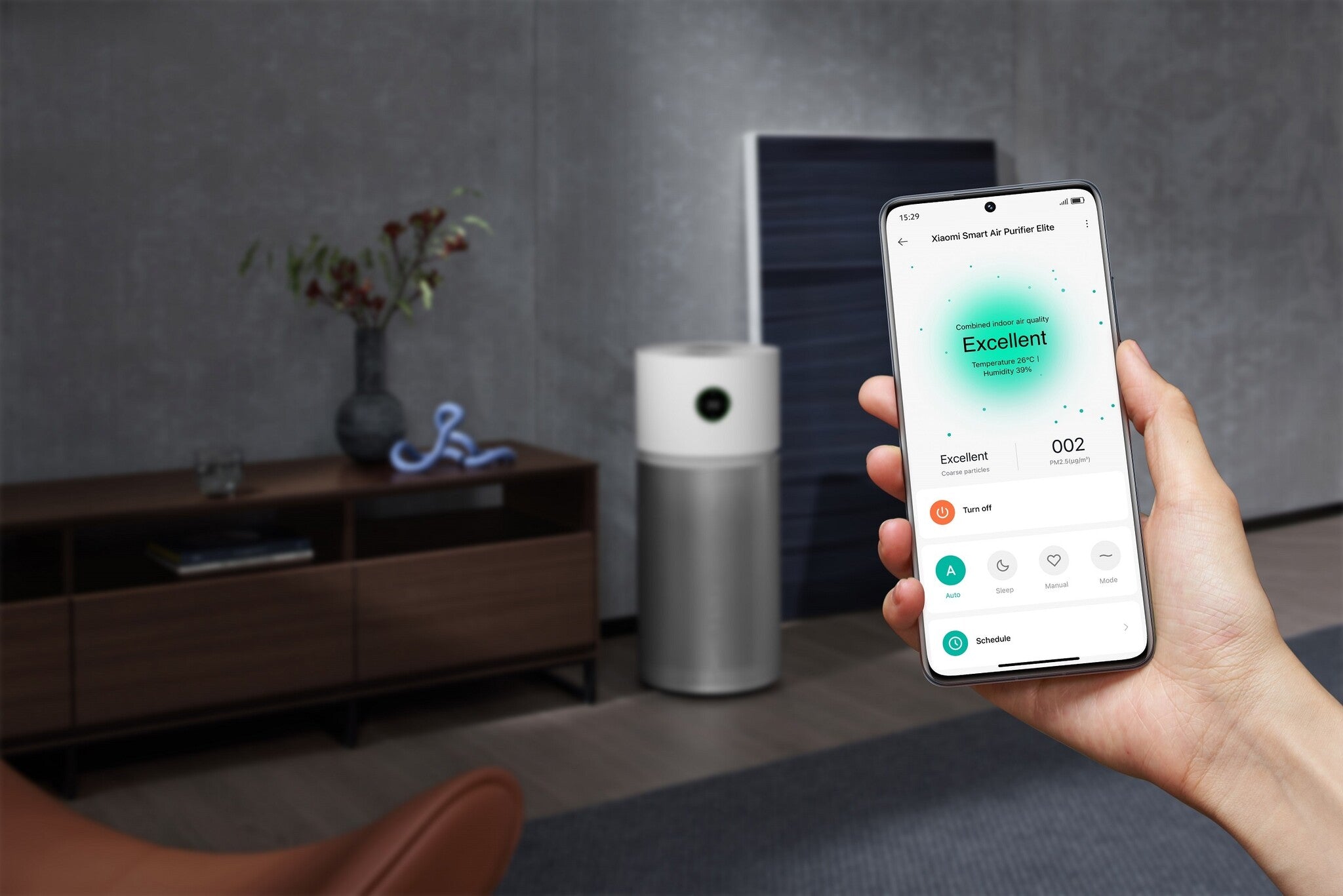 جهاز تنقية الهواء الذكي Xiaomi Smart Air Purifier Elite